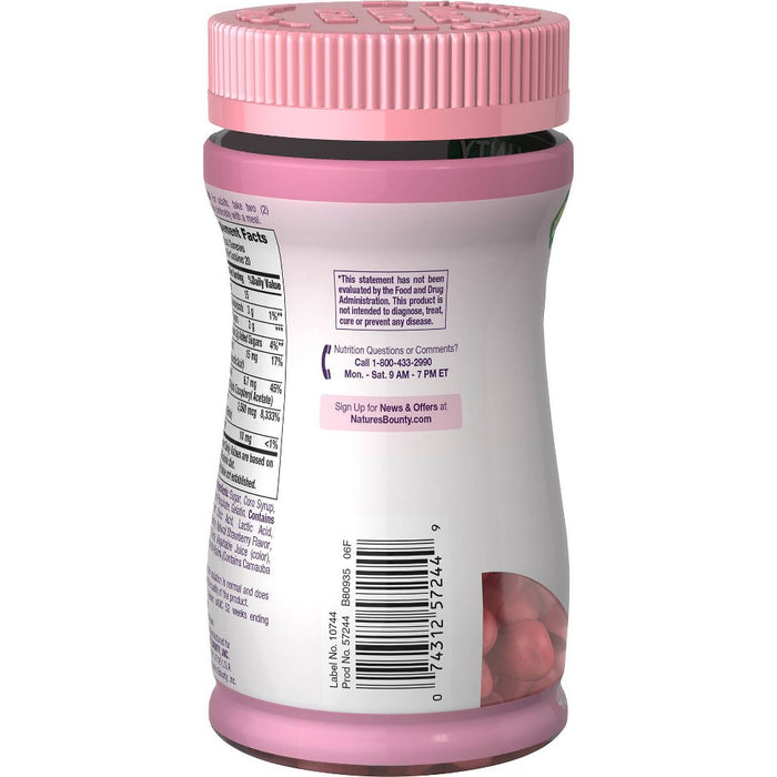 Nature's Bounty Optimal Solutions Hair, Skin & Nails Gummies - 40ct EXP 10/26