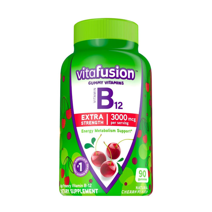 Vitafusion Extra Strength Vitamin B12 Gummy Vitamins - Cherry Flavored - 90ct