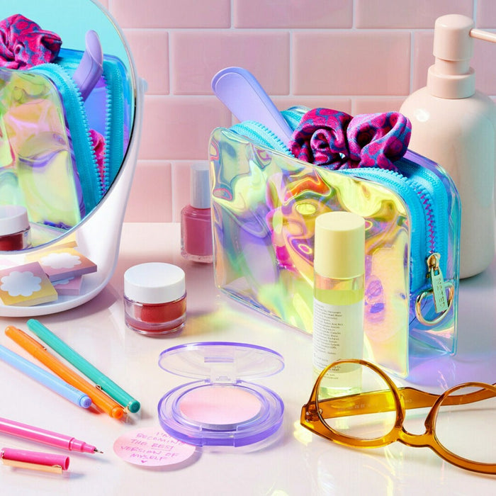 Post-it Iridescent Pen Pouch with Blue Zipper