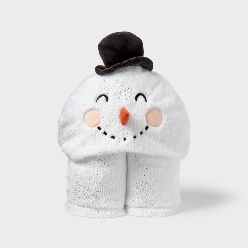 Snowman Holiday Kids' Hooded Blanket - Pillowfort