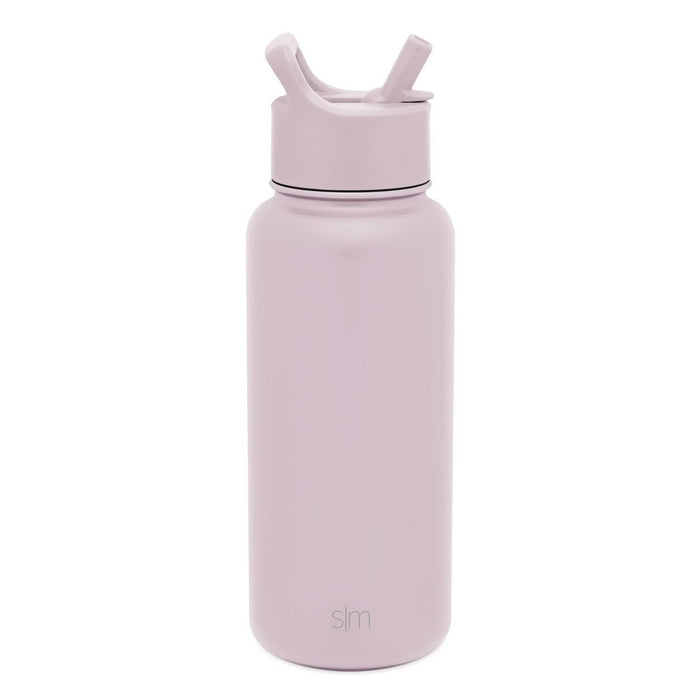 Simple Modern Summit 32oz Stainless Steel Water Bottle with Straw Lid Pale Orchid