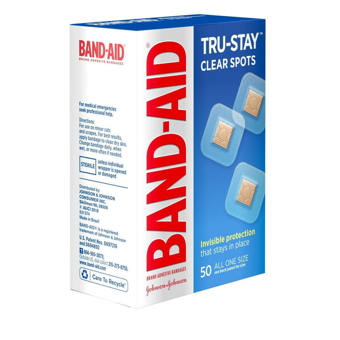 Band-Aid Clear Spot Bandages - 50ct