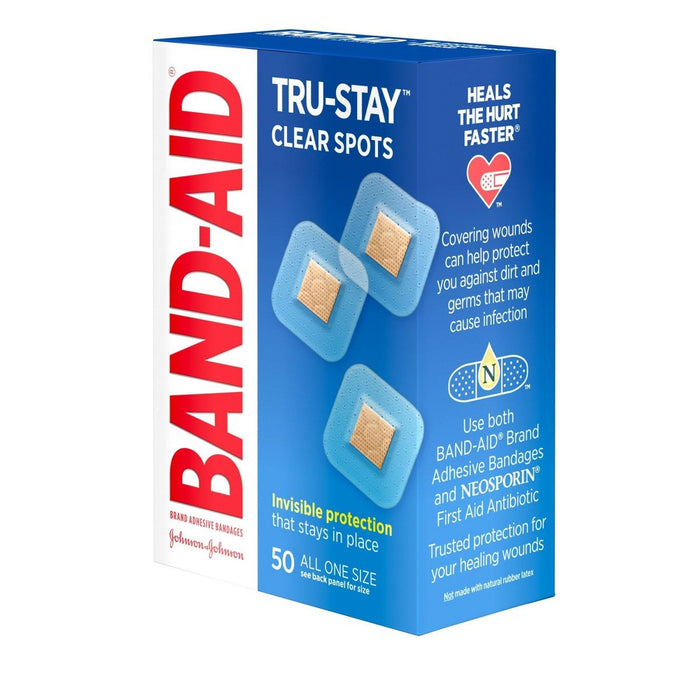 Band-Aid Clear Spot Bandages - 50ct