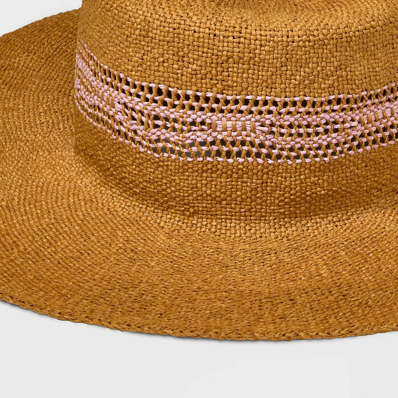 Straw Boater Hat - Universal Thread Tan S/M