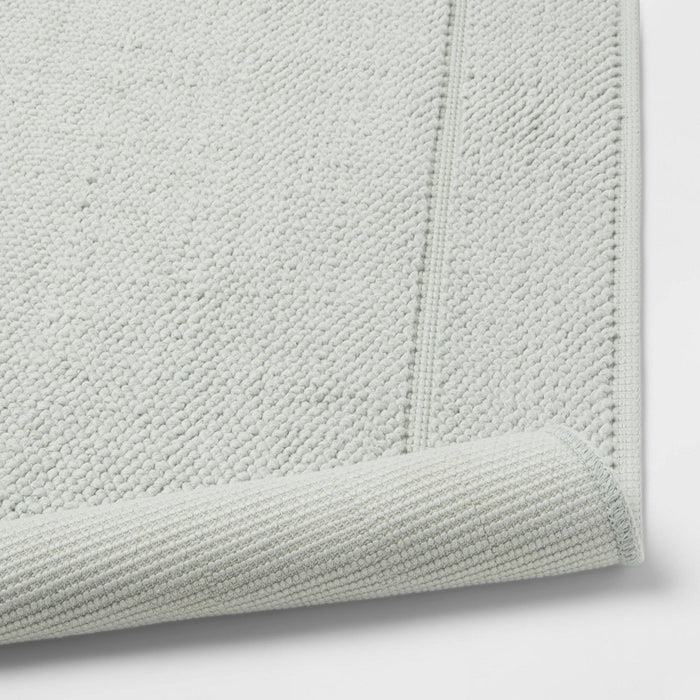 21"x34" Spa Plush Bath Mat Light Mint - Threshold