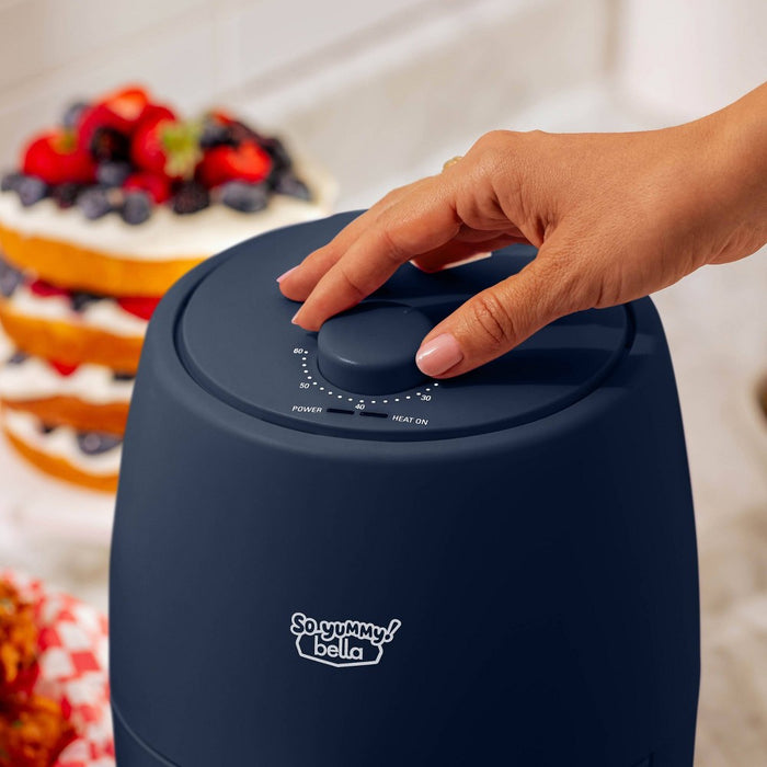 So Yummy by bella 2.0qt Air Fryer Navy