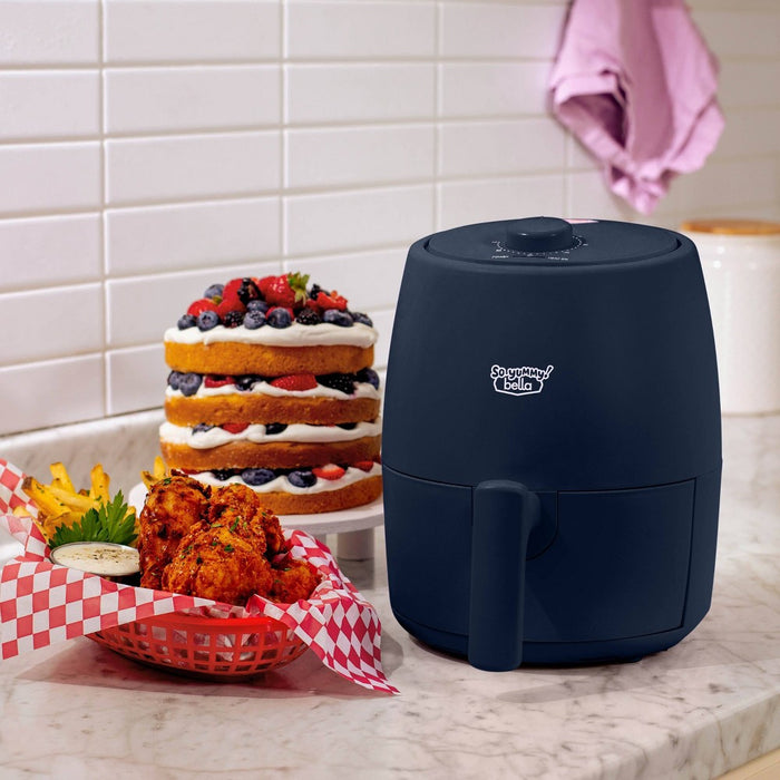 So Yummy by bella 2.0qt Air Fryer Navy