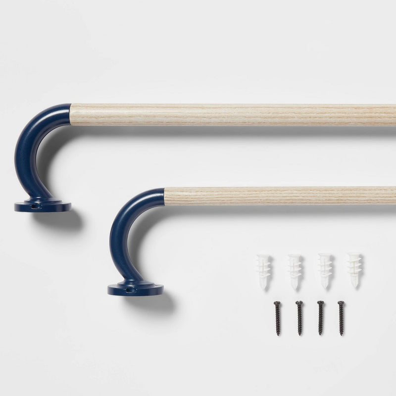28"-48" Blackout Kids' Curtain Rod Navy - Pillowfort (LOCAL PICKUP ONLY)