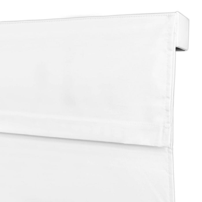 1pc 32"x64" Blackout Cordless Roman Window Shade Gray - Lumi Home Furnishings
