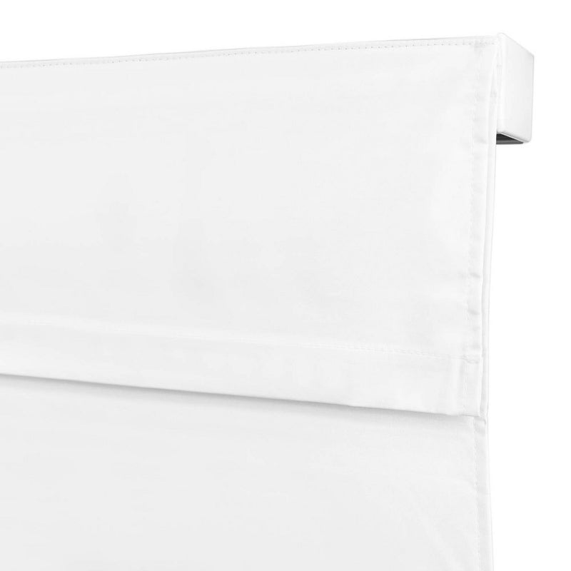 1pc 32"x64" Blackout Cordless Roman Window Shade Gray - Lumi Home Furnishings (LOCAL PICKUP ONLY)