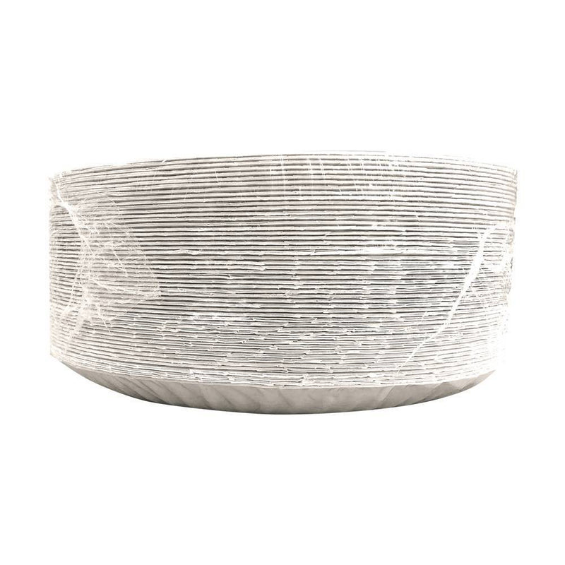 Disposable 9" Paper Plates - Uncoated - 200ct - Smartly