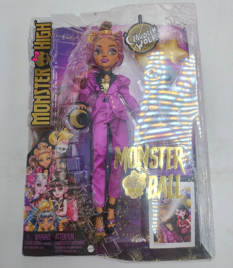 Monster High Clawdeen Wolf Fashion Doll in Monster Ball Party Fashion