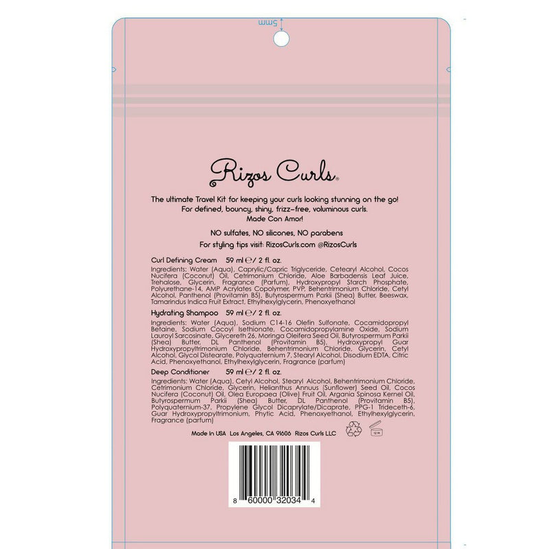 Rizos Curls Travel Kit - 6 fl oz