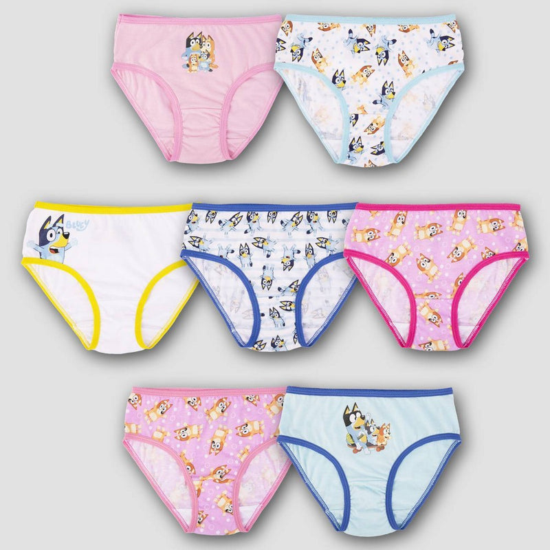 Girls' Bluey 7pk Underwear - 4