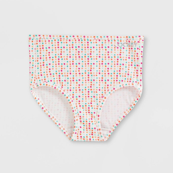 Jockey Generation Girls' 3pk Briefs - White/Pink M