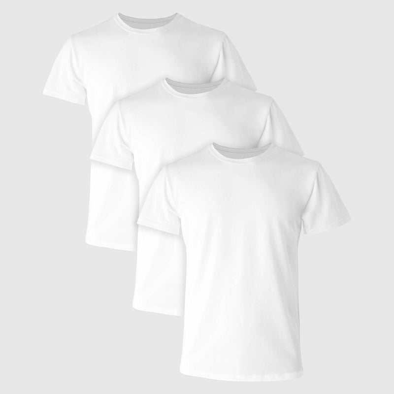 Hanes Premium Men's 3pk Comfort Fit Crewneck T-Shirt - White XL