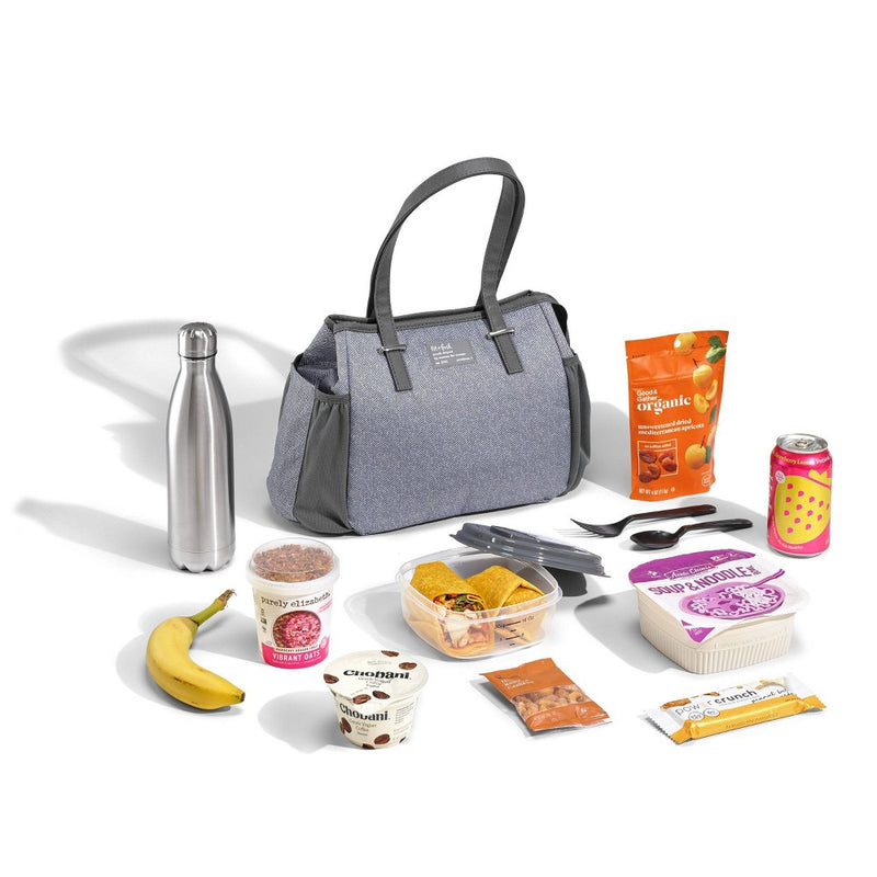 Fit & Fresh Copley Lunch Kit - Gray Tweed