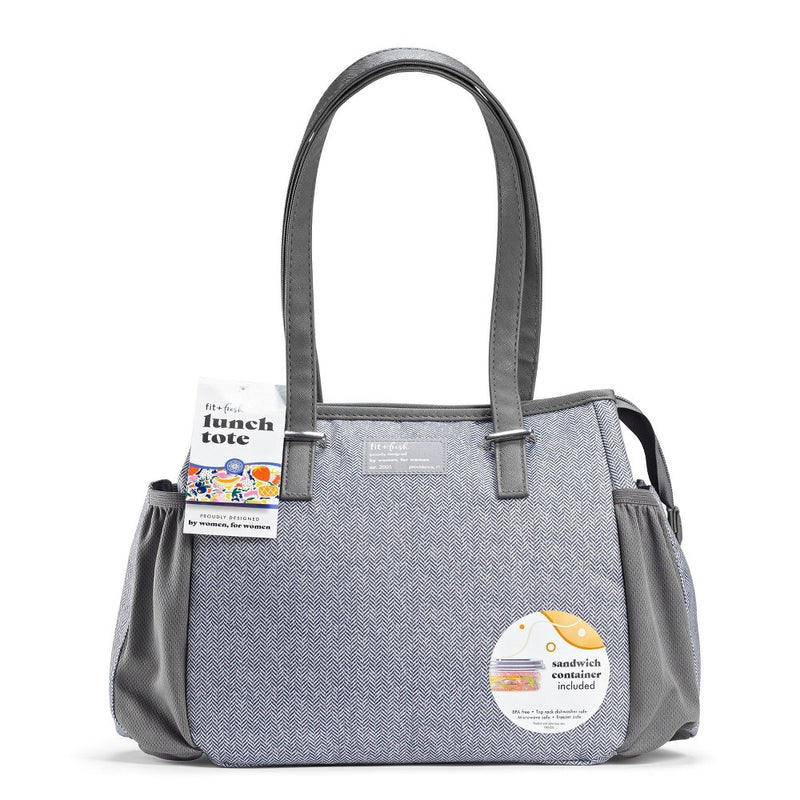 Fit & Fresh Copley Lunch Kit - Gray Tweed