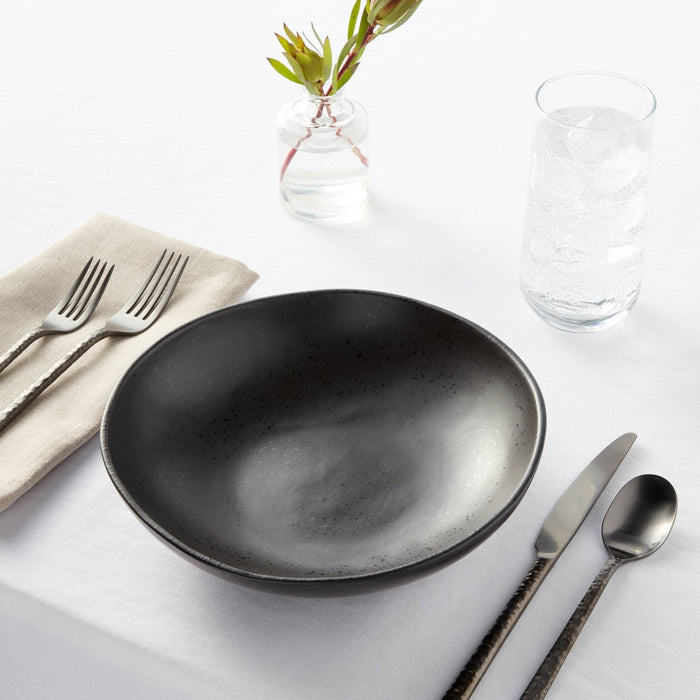 38oz Earthenware Houlton Dinner Bowl Dinner Black - Threshold