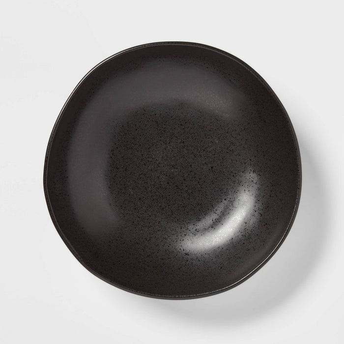 38oz Earthenware Houlton Dinner Bowl Dinner Black - Threshold
