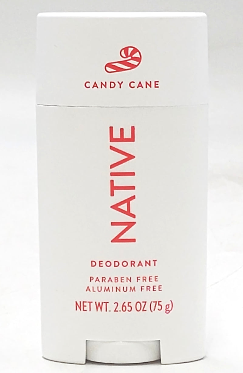 Native Deodorant - Limited Edition Holiday - Candy Cane - Aluminum Free - 2.65 oz