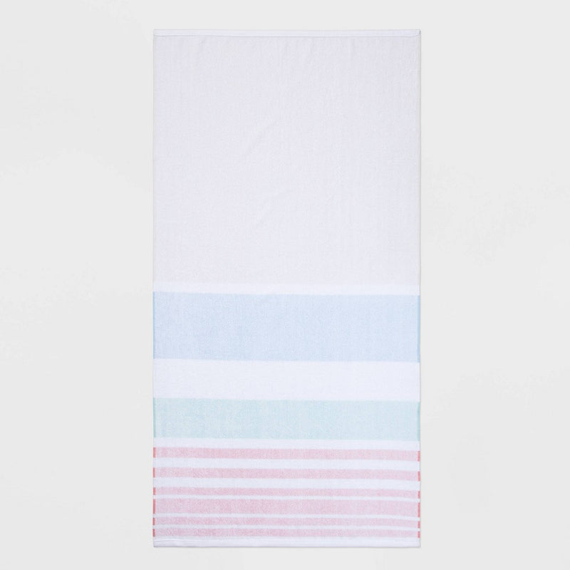 Warm Striped Sand Resist Beach Towel - Sun Squad