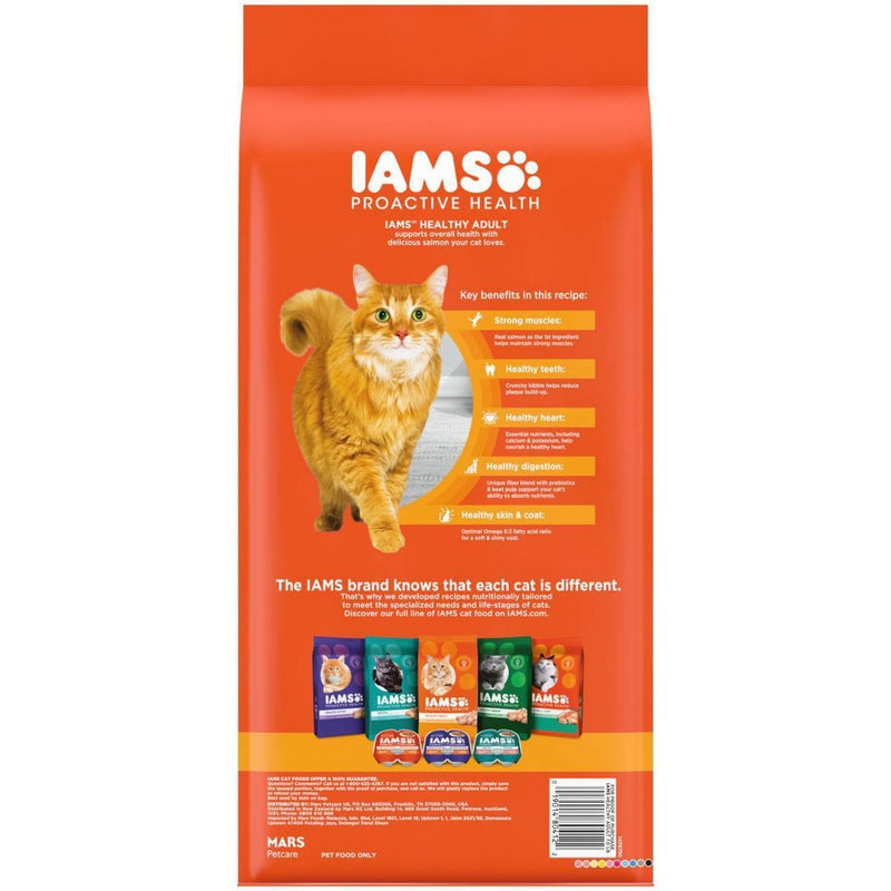 IAMS Proactive Health with Salmon Adult Premium Dry Cat Food - 7lbs