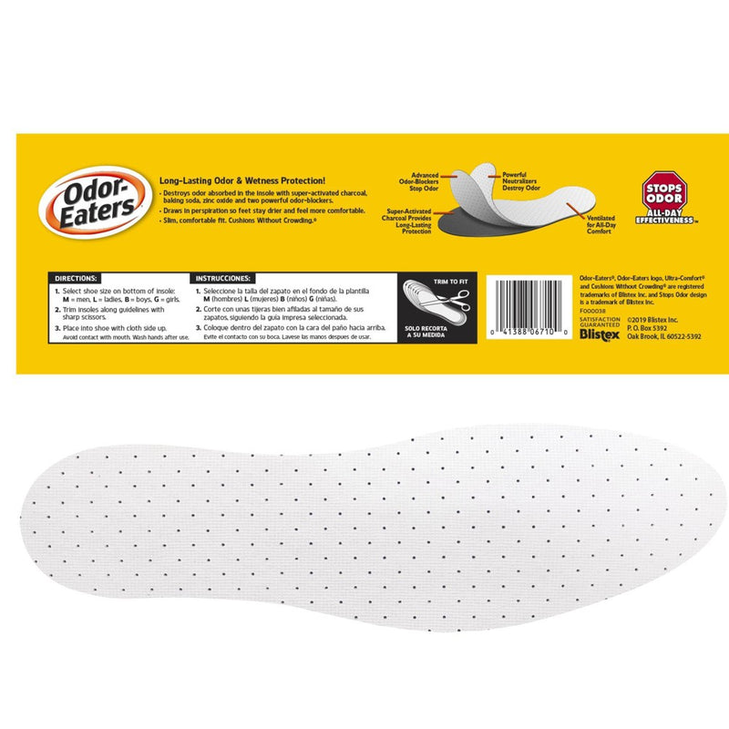 Odor-Eaters Comfort Insole 3ct