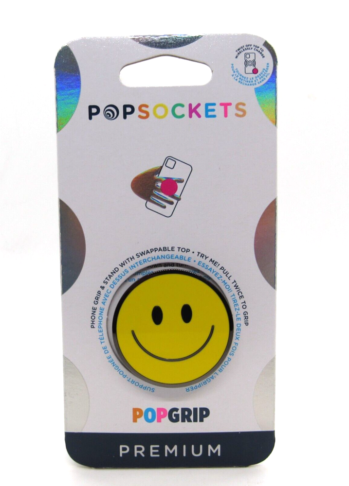 PopSockets PopGrip Enamel Cell Phone Grip & Stand - Be Happy