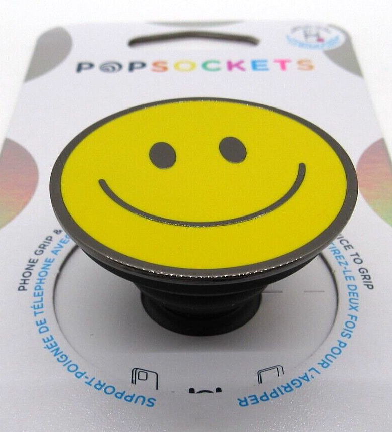 PopSockets PopGrip Enamel Cell Phone Grip & Stand - Be Happy