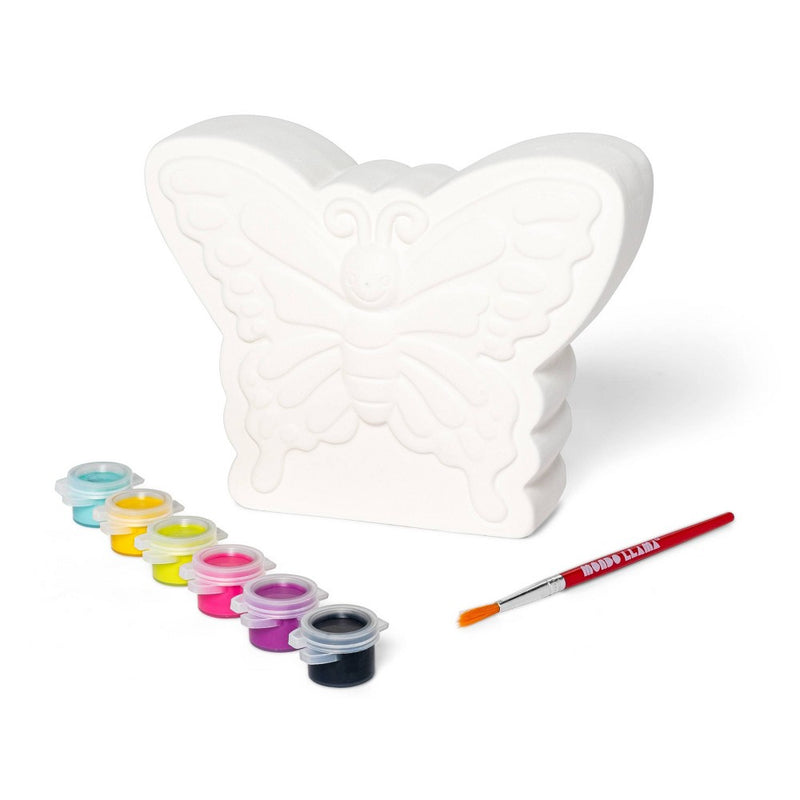 Paint-Your-Own Ceramic Butterfly Craft Kit - Mondo Llama