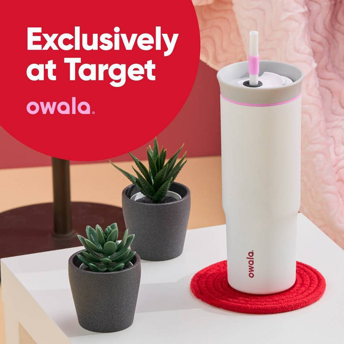 Owala 24oz Stainless Steel Straw Tumbler - Sleek
