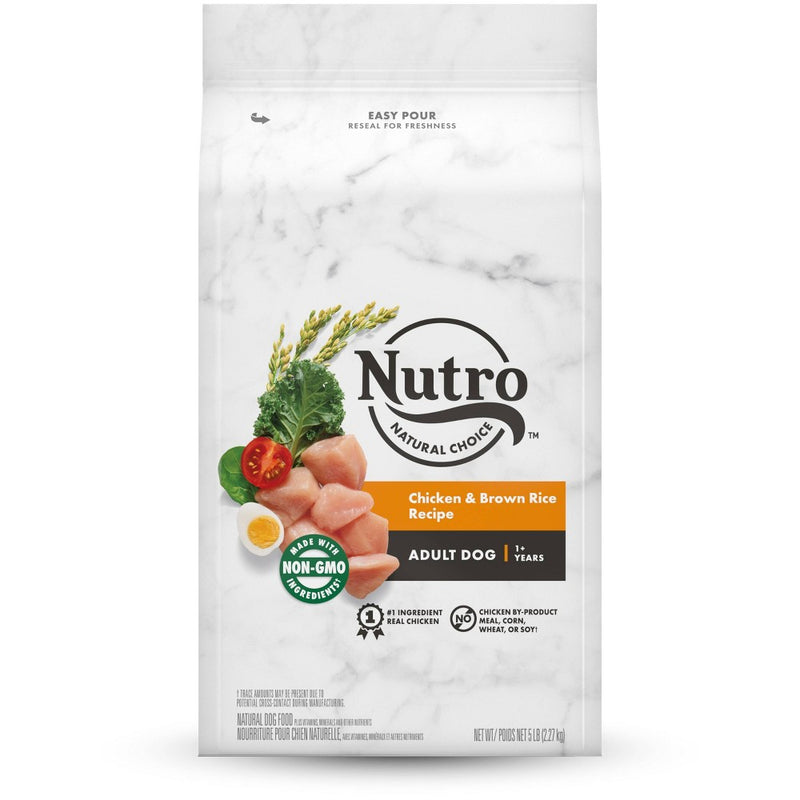 NUTRO Natural Choice Chicken and Brown Rice Recipe Adult Dry Dog Food - 5lbs