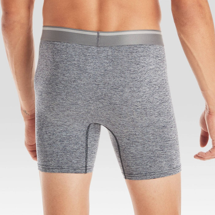 Hanes Premium Men's Breathable Mesh Comfort Flex Fit Boxer Briefs - Blue S