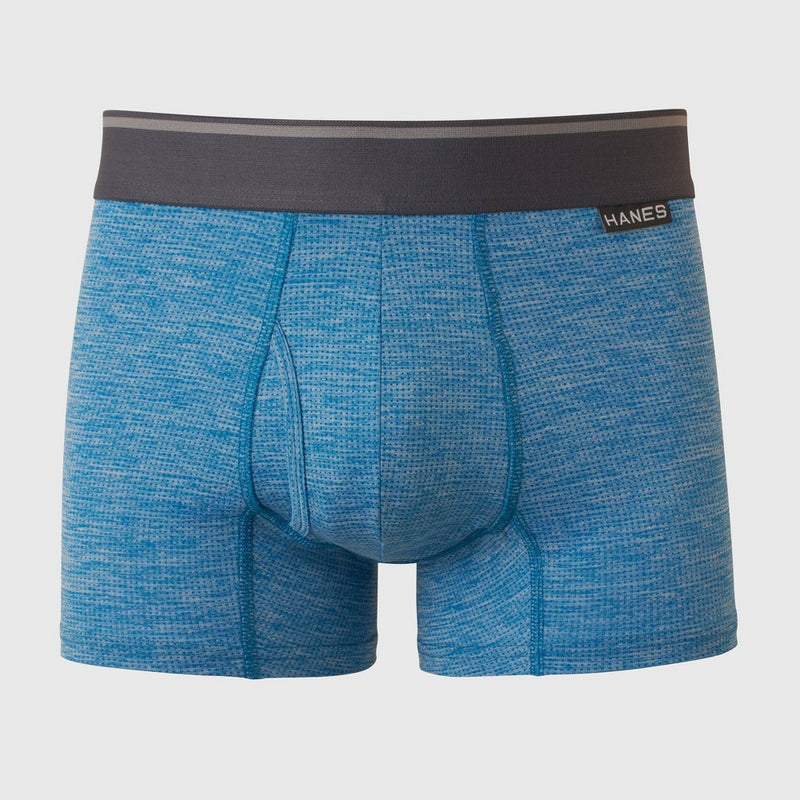Hanes Premium Men's Breathable Mesh Comfort Flex Fit Boxer Trunks - Blue S