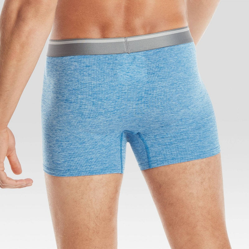 Hanes Premium Men's Breathable Mesh Comfort Flex Fit Boxer Trunks - Blue S