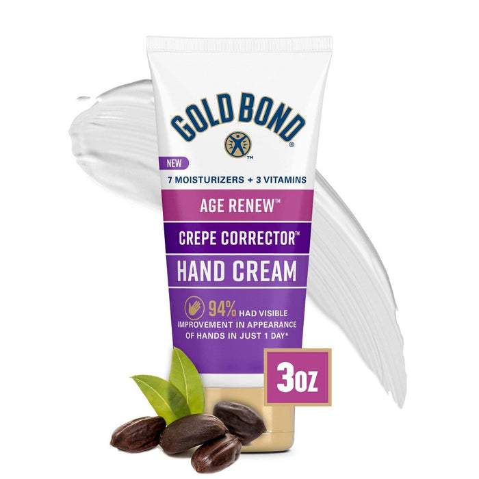 Gold Bond Age Renew Crepe Corrector Hand Cream Apple & Watermelon - 3oz
