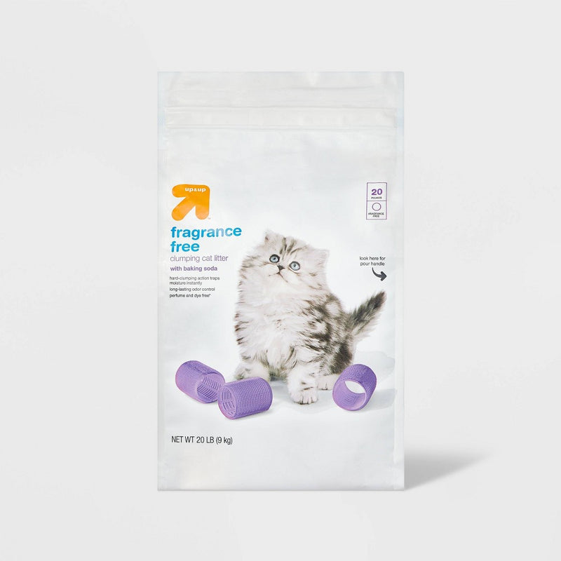 Fragrance Free Clumping Cat Litter - 20lbs - up & up (LOCAL PICKUP ONLY)