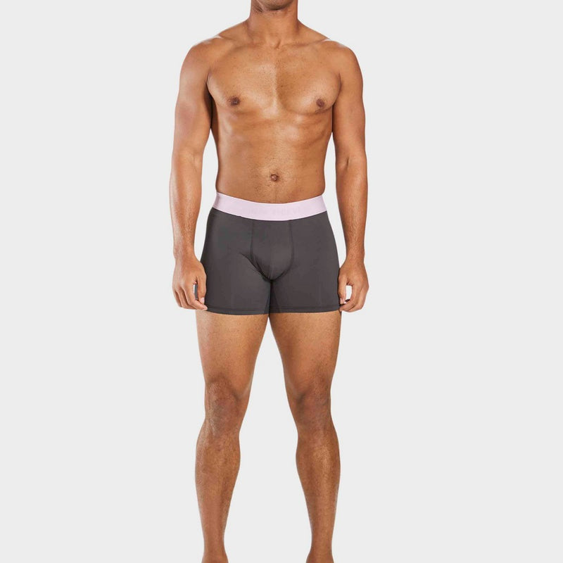 Pair of Thieves Men's Hustle Tie-Dye Boxer Briefs 2pk Pink/Gray S