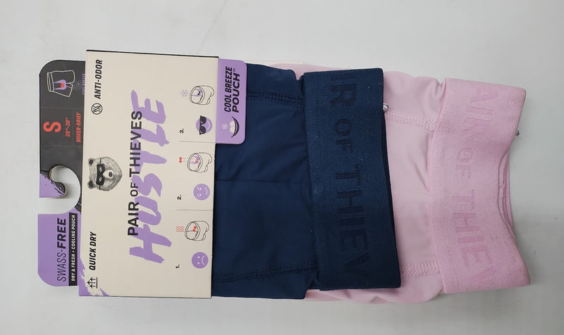 Pair of Thieves Men's Hustle Boxer Briefs 2pk - Navy/Lavender S