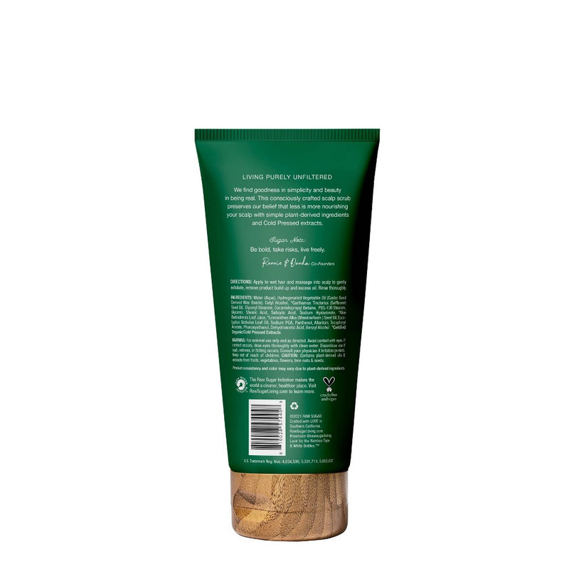 Raw Sugar Scalp Scrub Micro Polish Eucalyptus + Aloe - 5 fl oz