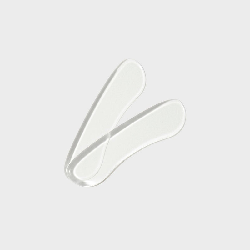 Fab Feet Women's by Foot Petals Back of Heel Gel Insoles Shoe Cushion Clear - 1 pair