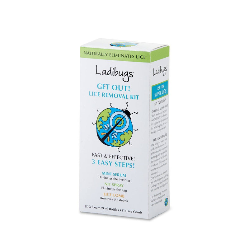 Ladibugs Get Out! Plant-Based Lice Removal 3 Step Kit - 8 fl oz