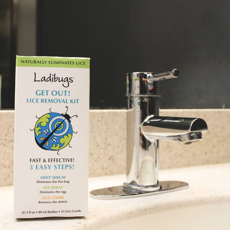 Ladibugs Get Out! Plant-Based Lice Removal 3 Step Kit - 8 fl oz