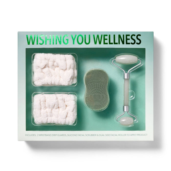 Skincare Tool Gift Set - Wishing You Wellness - 4pc
