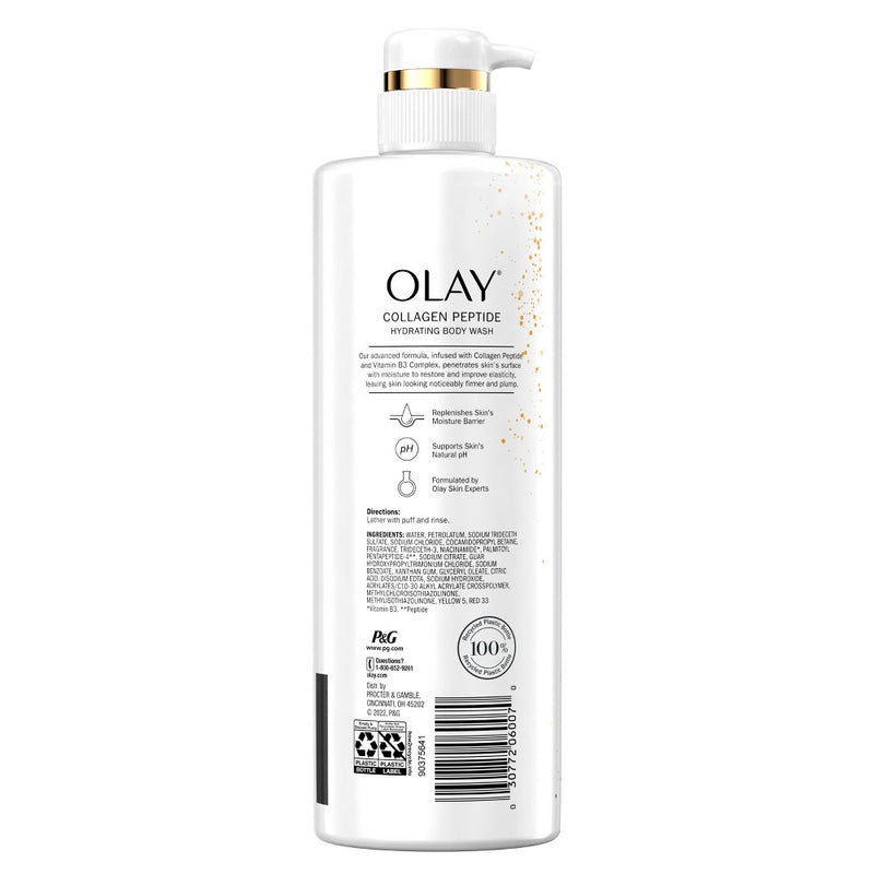 Olay Cleansing & Firming Body Wash with Vitamin B3 and Collagen - Scented - 26 fl oz