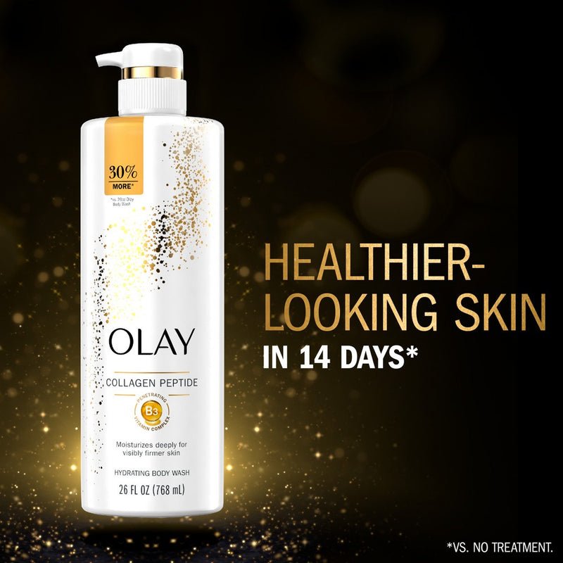 Olay Cleansing & Firming Body Wash with Vitamin B3 and Collagen - Scented - 26 fl oz