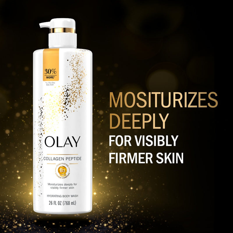 Olay Cleansing & Firming Body Wash with Vitamin B3 and Collagen - Scented - 26 fl oz