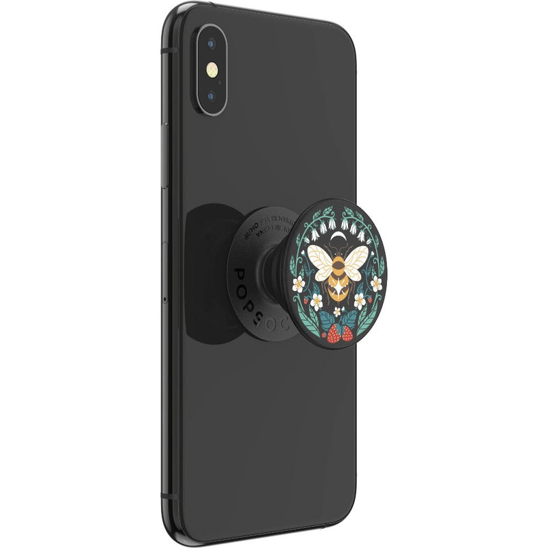 PopSockets PopGrip Cell Phone Moon & Sky Grip & Stand - Bee Boho