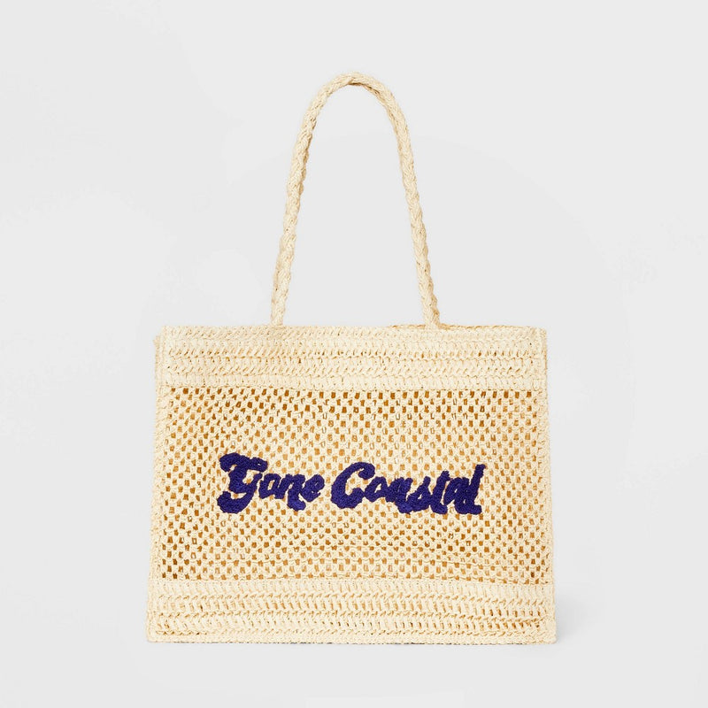 Seasonal Tote Handbag - A New Day Natural